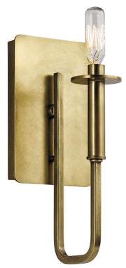 Alden Wall Sconce in Natural Brass