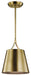 Maclain Mini Pendant 1-Light in Natural Brass