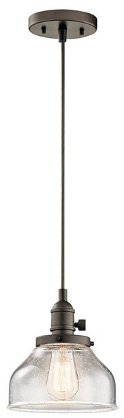 Avery 8" Bell Mini Pendant in Olde Bronze