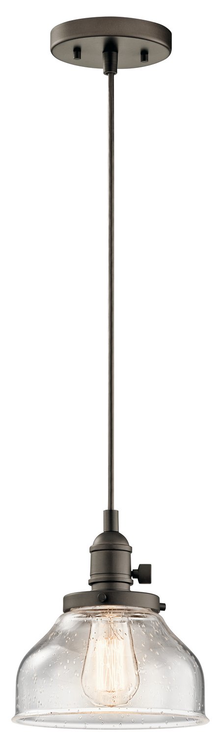 Avery 8" Bell Mini Pendant in Olde Bronze