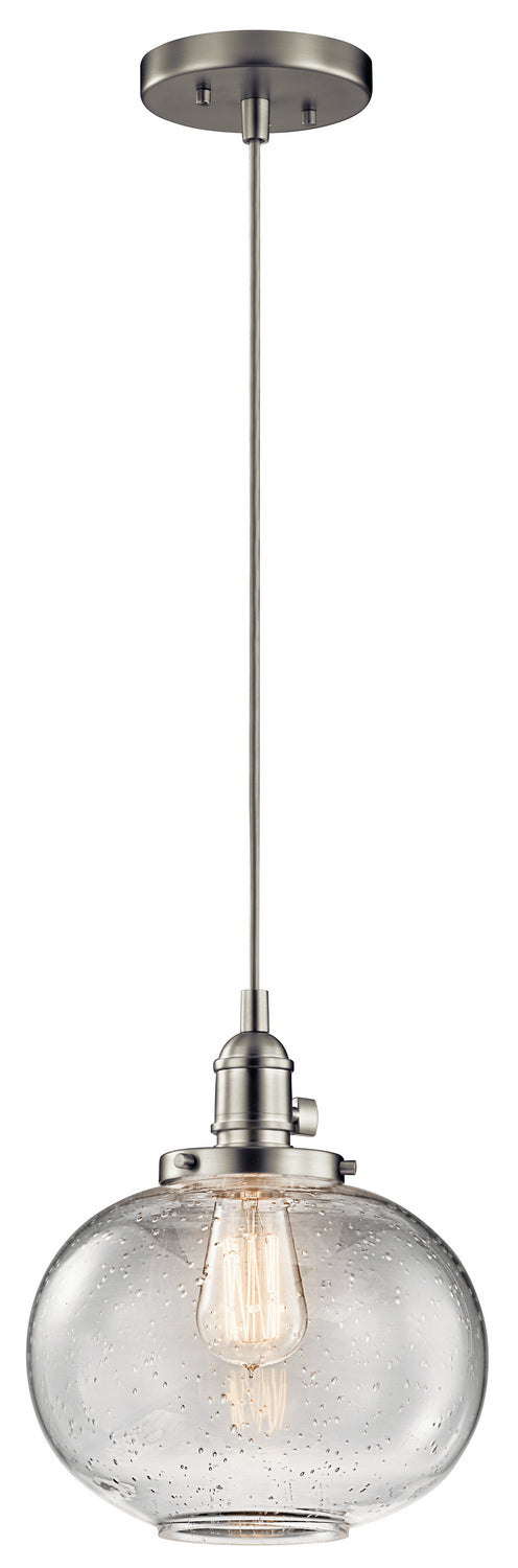 Avery Mini Pendant 1-Light in Brushed Nickel