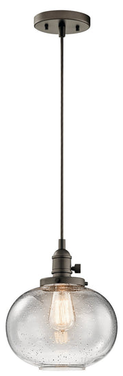 Avery 9.75" Globe Mini Pendant in Olde Bronze