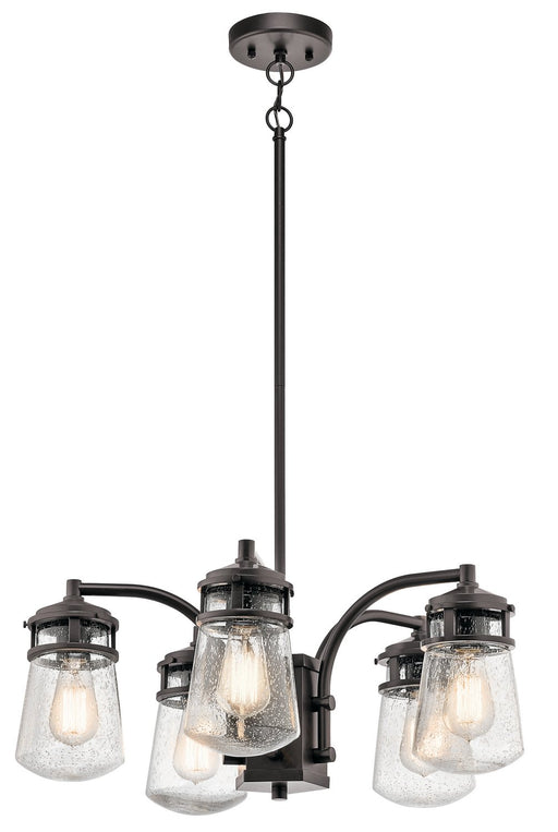 Lyndon 5-Light Chandelier in Architectural Bronze