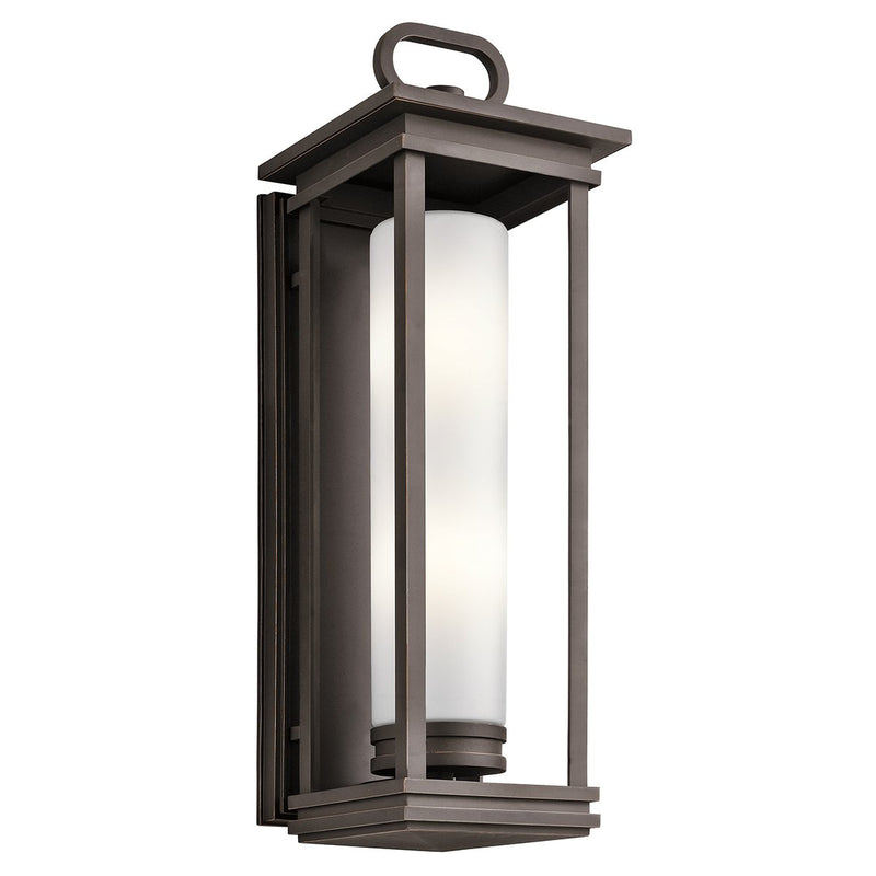 South Hope 2-Light Outdoor Wall Lantern in Rubbed Bronze