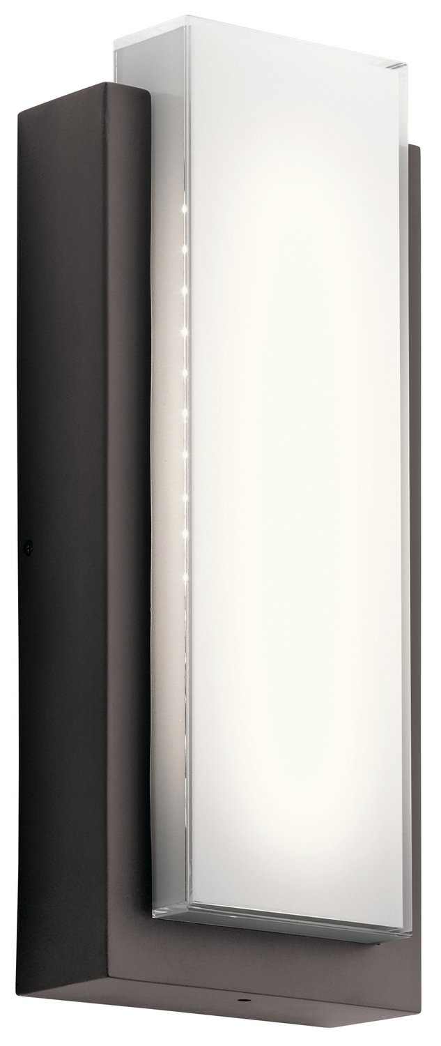 Dahlia Medium Outdoor Wall Sconce in Architectural Bronze