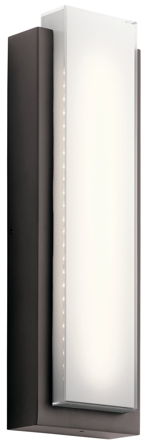 Dahlia Large Outdoor Wall Sconce in Architectural Bronze