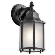 Chesapeake Small Outdoor Wall Lantern in Black