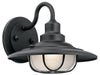 Harvest Ridge Outdoor Wall 1-Light in Textured Black
