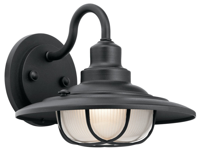 Harvest Ridge 11" Outdoor Wall Sconce in Textured Black