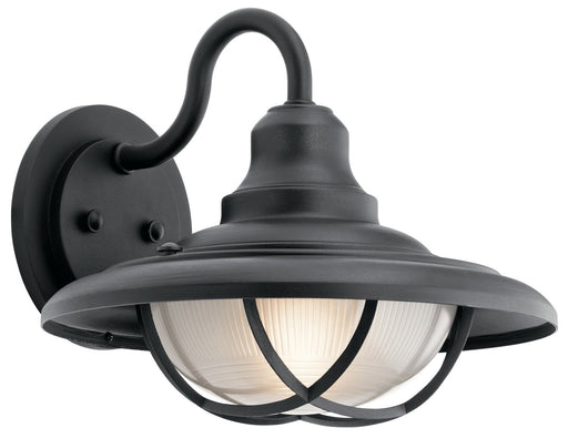 Harvest Ridge 15" Outdoor Wall Sconce in Textured Black