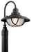 Harvest Ridge Outdoor Post Mount 1-Light in Textured Black