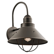 Seaside 12" Outdoor Wall Sconce in Olde Bronze