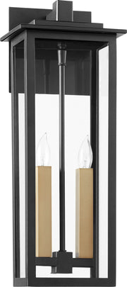 Westerly 20" 2 Light Outdoor Wall Lantern in Textured Black