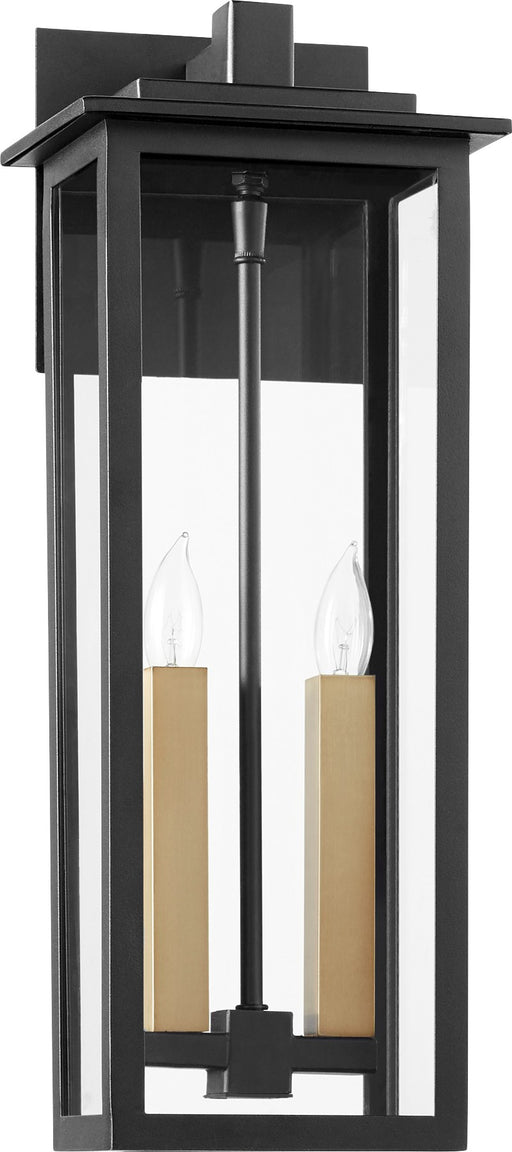 Westerly 20" 2 Light Outdoor Wall Lantern in Textured Black