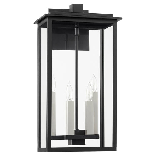 Westerly 21" 4 Light Outdoor Wall Lantern in Textured Black
