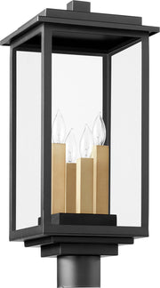 Westerly 4 Light Outdoor Post Light in Textured Black