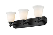 Lagoon 3 Light 24" Vanity in Matte Black