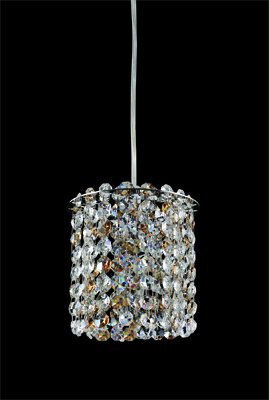 Milieu Cylinder Mini Pendant in Polished Chrome