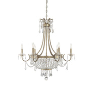 Claiborne 6-Light Chandelier in Avalite - Lamps Expo