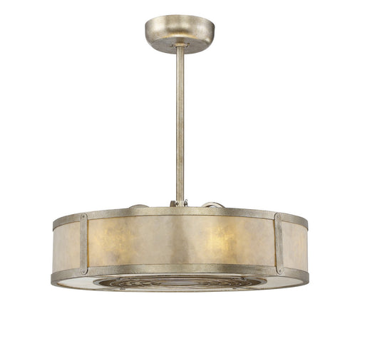 Vireo 26" Fan D'Lier in Silver Dust