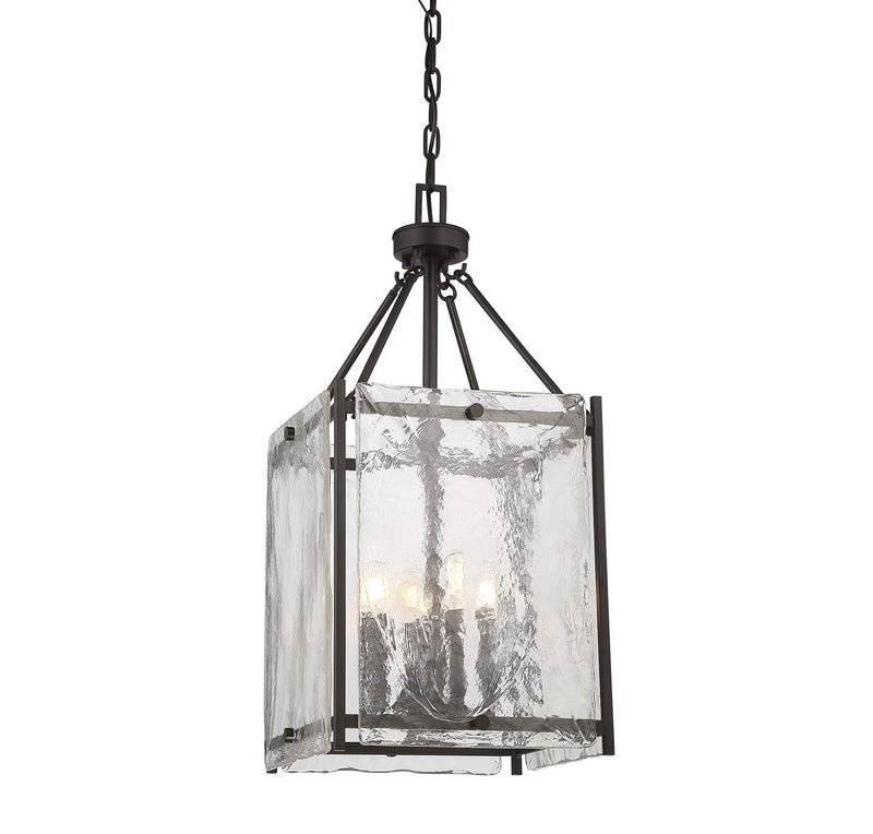 Glenwood 4-Light Lantern Pendant in English Bronze