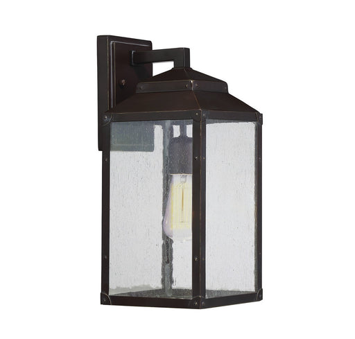 Brennan Medium Outdoor Wall Lantern in English Bronze with Gold