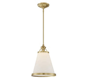 Ashmont Pendant in Warm Brass Lustre
