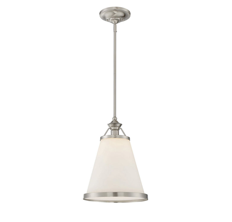 Ashmont Pendant in Satin Nickel