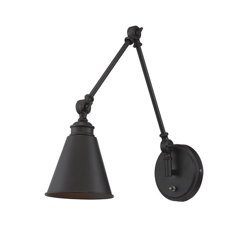 Morland Swing Arm Wall Lamp in English Bronze