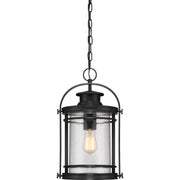 Booker 1-Light Outdoor Lantern in Mystic Black - Lamps Expo
