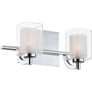 Kolt 13" 2-Light Bath Vanity Light in Polished Chrome