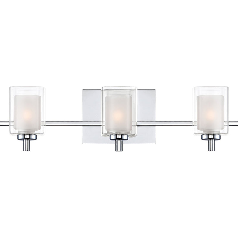 Kolt 21" 3-Light Bath Vanity Light in Polished Chrome