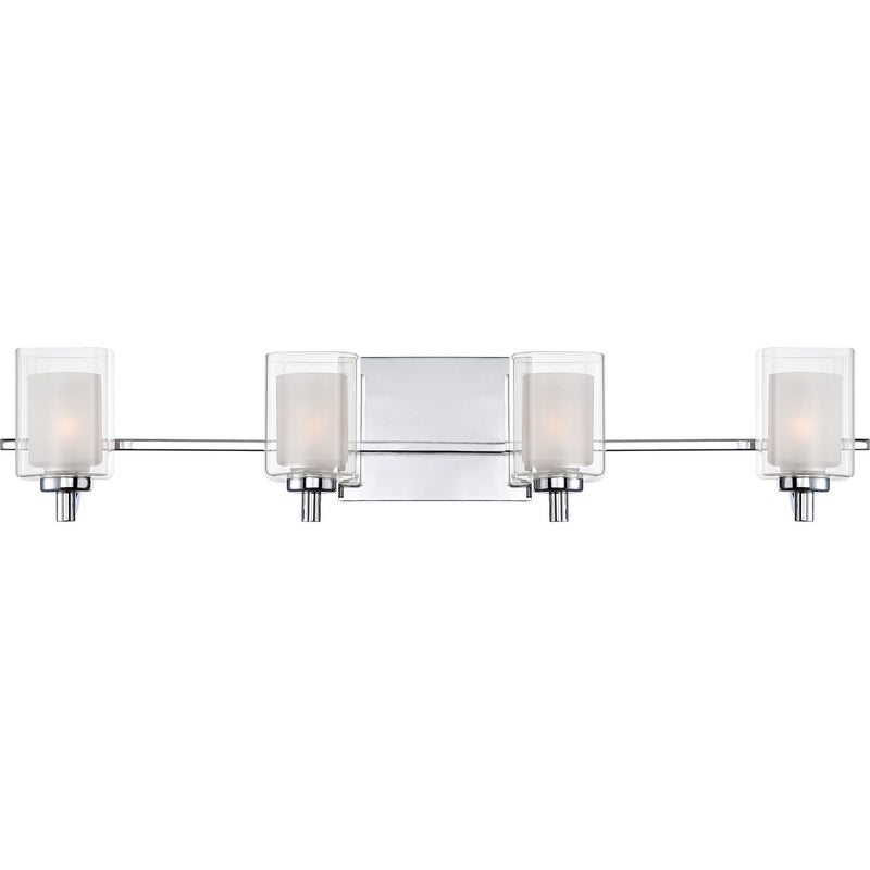 Kolt 29" 4-Light Bath Vanity Light in Polished Chrome