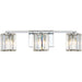 Divine 3-Light Bath Vanity in Polished Chrome - Lamps Expo