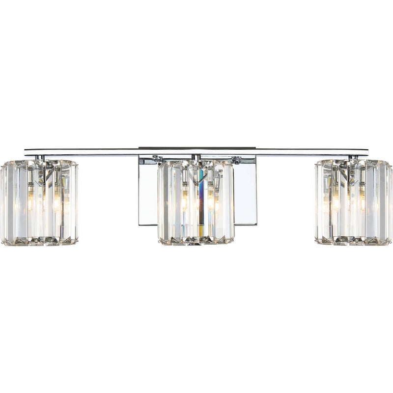 Divine 3-Light Bath Vanity Light in Polished Chrome