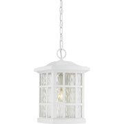 Stonington Outdoor Hanging Lantern in Matte White