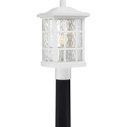 Stonington Outdoor Post Lantern in Matte White