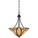 Victory 3-Light Pendant in Valiant Bronze - Lamps Expo
