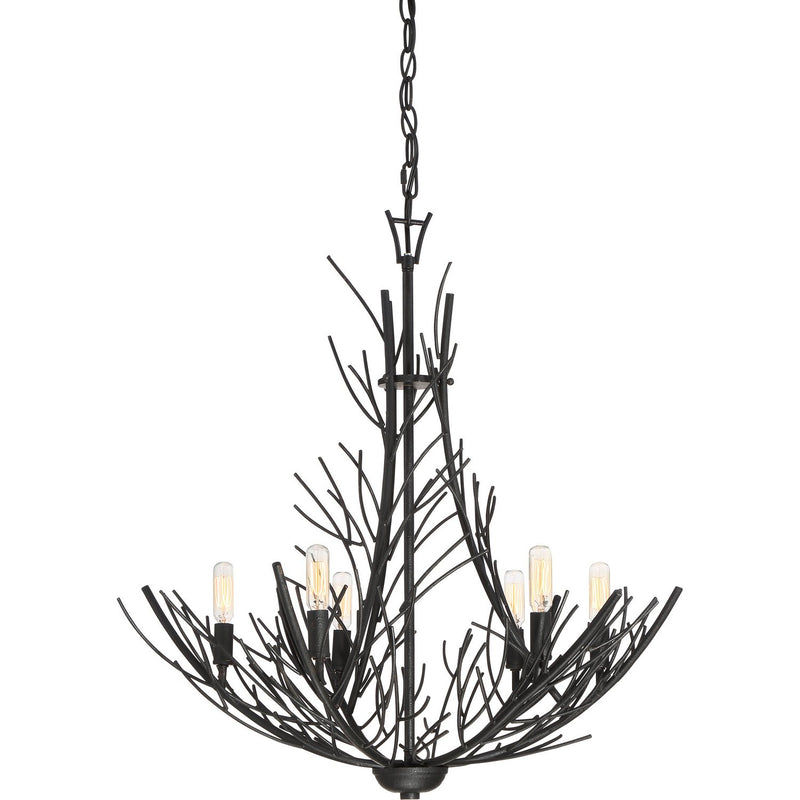 Thornhill 6-Light Chandelier in Marcado Black