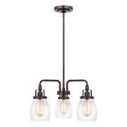 Belton 3-Light Chandelier in Bronze