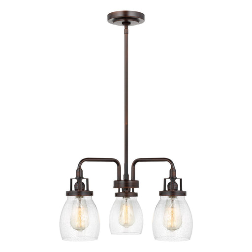 Belton 3-Light Chandelier in Bronze