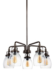 Belton 5-Light Chandelier in Bronze