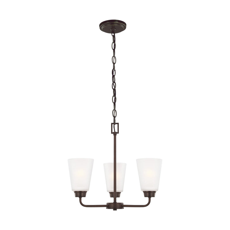 Kerrville 3-Light Chandelier in Bronze