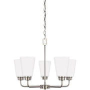 Kerrville 5-Light Chandelier in Brushed Nickel