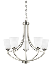 Hanford 5-Light Chandelier in Brushed Nickel