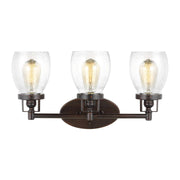Belton 3-Light Bath Vanity Light in Bronze