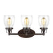Belton Three Light Wall / Bath in Bronze