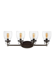 Belton 4-Light Bath Vanity Light in Bronze