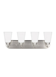 Kerrville 4-Light Bath Vanity Light in Brushed Nickel