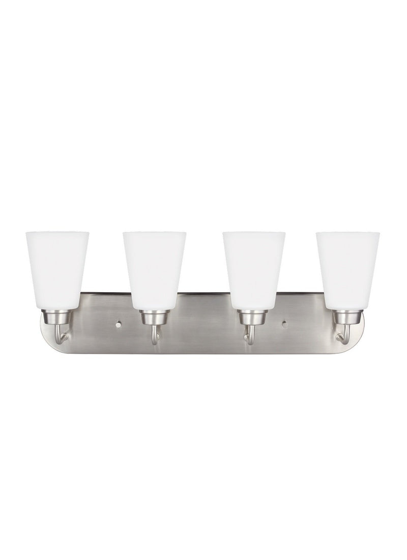 Kerrville 4-Light Bath Vanity Light in Brushed Nickel